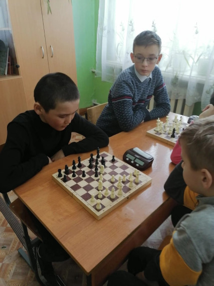 Товарищеская встреча по шахматам.