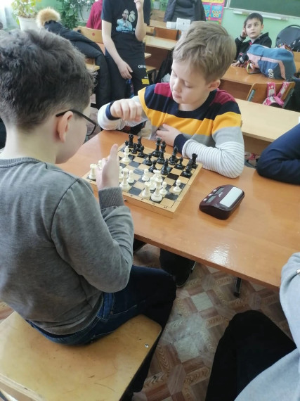 Товарищеская встреча по шахматам.